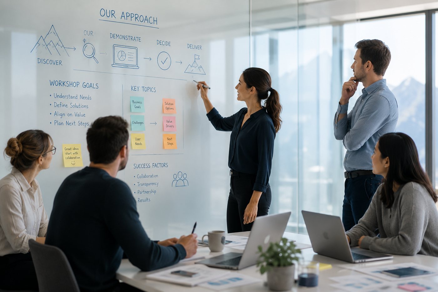 Teamworkshop zur gemeinsamen Entwicklung einer tragfähigen Lösung